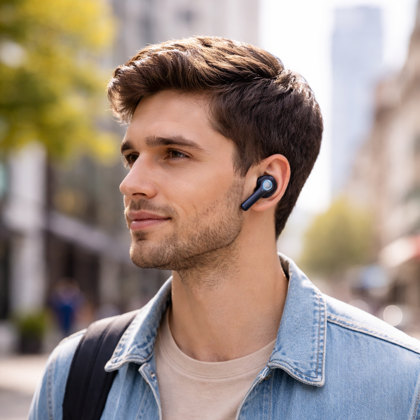 PopX | TWS Wireless Earbuds | Deep Bass | BT 5.3 | Touch Controls | LED Display Case | Type-C Fast Charging | Up to 40H Playtime