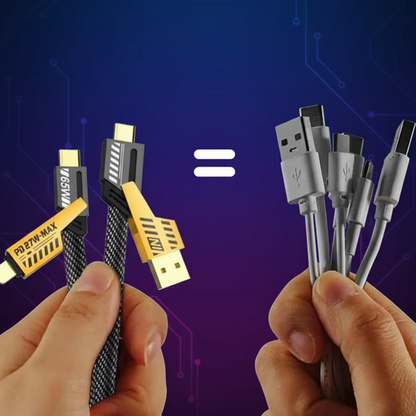 ⁠AmpX | 4-in-1 Charging Cable | Fast Charging