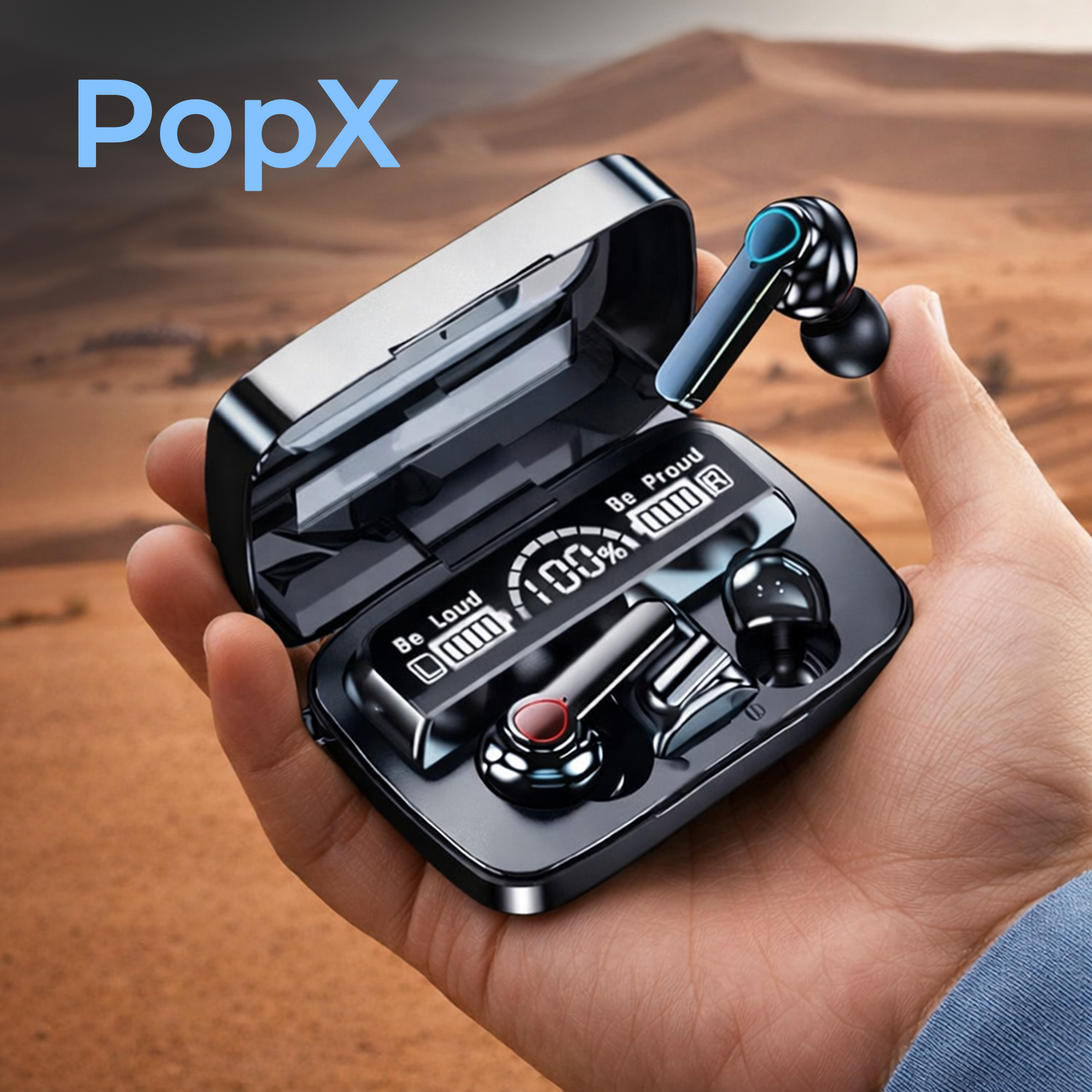 M19 | TWS Wireless Earbuds | Deep Bass | BT 5.3 | Touch Controls | LED Display Case | Type-C Fast Charging | Up to 40H Playtime (Copy)