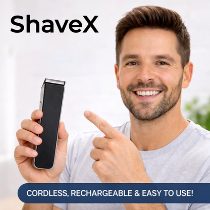 ZivX ShaveX | Professional Beard &amp; Hair Trimmer | 120 Min Runtime | Fast Charge | Stainless Steel Blades | Adjustable Length Settings | Cordless Grooming | Lightweight Design